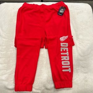 Fanatic Detroit Red Wings Chop Block Fleece Sweatpants